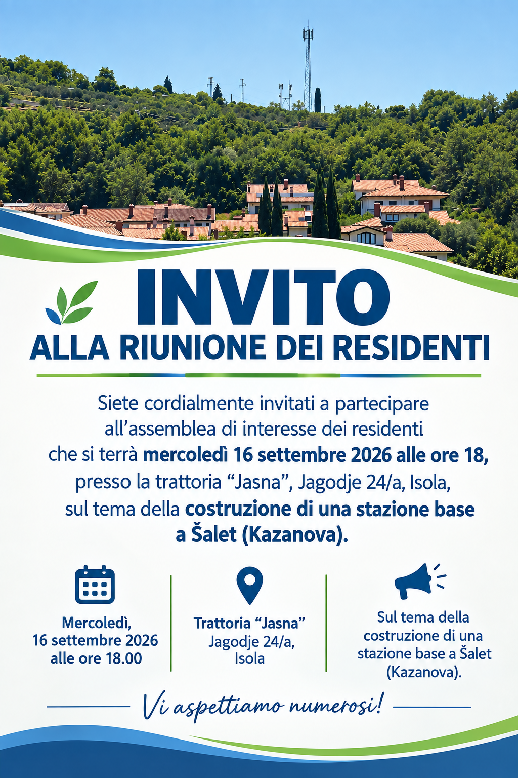 INVITO ALLA RIUNIONE DEI RESIDENTI